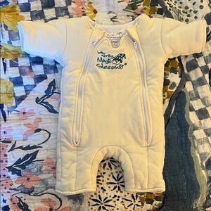 Magic Sleepsuit Cream Baby Pajamas